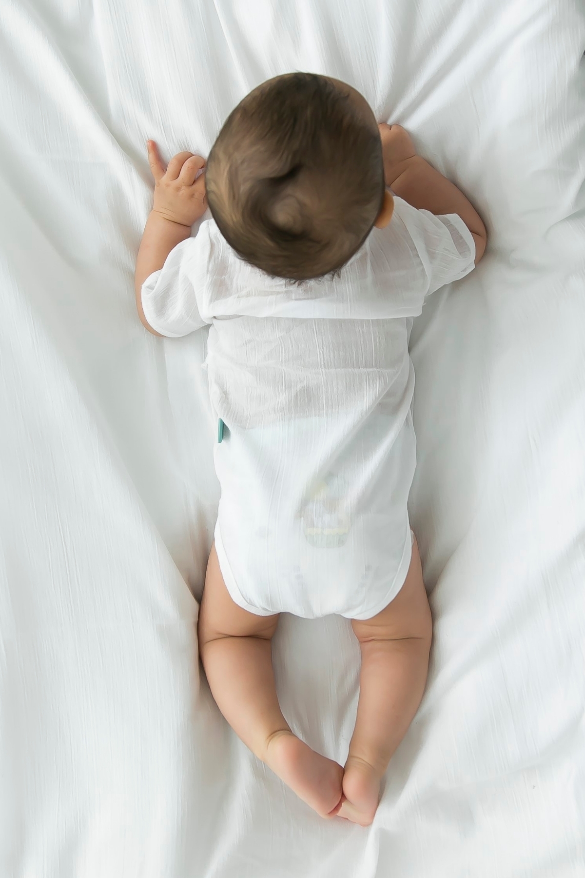 Şile Bezi Bebek Beyaz Anvelop Çıtçıtlı Müslin Body