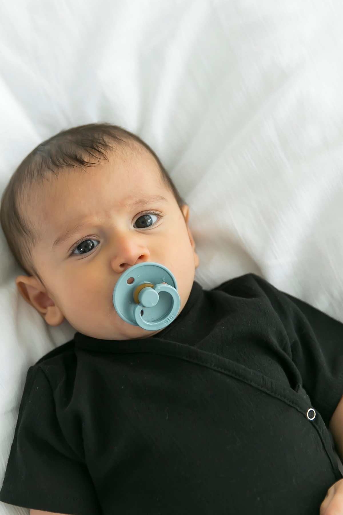 Şile Bezi Bebek Siyah Anvelop Çıtçıtlı Müslin Body